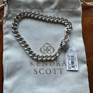 Kendra Scott Men’s Silver Chain bracelet- Polished Silver Tone